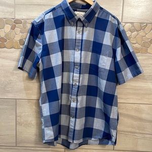 St. John’s Bay Square Pattern Short Sleeve
Collared Shirt / Button Down / Pocket